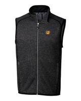 Baylor Sailor Bear College Vault Cutter & Buck Mainsail Sweater-Knit Mens Big and Tall Full Zip Vest CCH_MANN_HG 