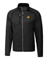 Baylor Sailor Bear College Vault Cutter & Buck Mainsail Sweater-Knit Mens Big and Tall Full Zip Jacket CCH_MANN_HG 
