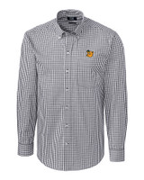 Baylor Sailor Bear College Vault Cutter & Buck Easy Care Stretch Gingham Mens Big and Tall Long Sleeve Dress Shirt CC_MANN_HG 