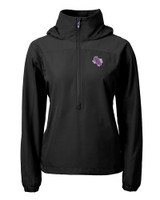 Stephen F Austin Lumberjacks Cutter & Buck Charter Eco Recycled Womens Anorak Jacket BL_MANN_HG 