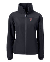 Texas Tech Red Raiders Cutter & Buck Charter Eco Recycled Womens Full-Zip Jacket BL_MANN_HG 1