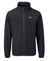 TCU Horned Frogs Cutter & Buck Charter Eco Recycled Mens Full-Zip Jacket POL_MANN_HG 1