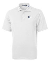 Michigan Wolverines College Vault Cutter & Buck Virtue Eco Pique Recycled Mens Big and Tall Polo WH_MANN_HG 1