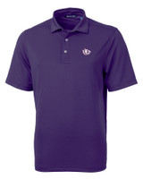 Texas Christian Horned Frogs College Vault Cutter & Buck Virtue Eco Pique Recycled Mens Big and Tall Polo CLP_MANN_HG 1