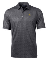 Wichita State Shockers Cutter & Buck Pike Banner Print Stretch Men's Polo BL_MANN_HG 1