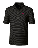 New Mexico State Aggies College Vault Cutter & Buck Forge Pencil Stripe Stretch Mens Big and Tall Polo BL_MANN_HG 