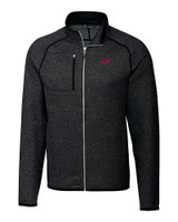 New Mexico State Aggies College Vault Cutter & Buck Mainsail Sweater-Knit Mens Big and Tall Full Zip Jacket CCH_MANN_HG 