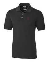 Southern Illinois Salukis College Vault Cutter & Buck Advantage Eco Tri-Blend Pique Mens Polo BL_MANN_HG 