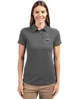 Northern Arizona Lumberjacks College Vault Cutter & Buck Advantage Eco Tri-Blend Pique Womens Polo Elemental Grey Front