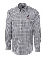 Delaware Fightin' Blue Hens College Vault Cutter & Buck Easy Care Stretch Gingham Mens Big and Tall Long Sleeve Dress Shirt CC_MANN_HG 