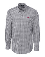 New Mexico State Aggies College Vault Cutter & Buck Easy Care Stretch Gingham Mens Big and Tall Long Sleeve Dress Shirt CC_MANN_HG 