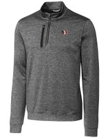 Florida State Seminoles College Vault Cutter & Buck Stealth Heathered Mens Big and Tall  Quarter Zip Pullover EG_MANN_HG 