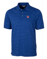 Ole Miss Rebels College Vault Cutter & Buck Advantage Tri-Blend Space Dye Mens Polo DTB_MANN_HG 