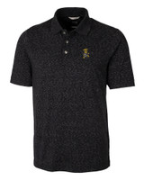 Wichita State Shockers College Vault Cutter & Buck Advantage Tri-Blend Space Dye Mens Polo DKB_MANN_HG 1