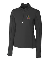 Delaware Fightin' Blue Hens College Vault Cutter & Buck Traverse Stretch Eco Quarter Zip Womens Pullover BL_MANN_HG 