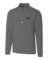 FIU Panthers College Vault Cutter & Buck Traverse Stretch Eco Quarter Zip Mens Pullover EG_MANN_HG 