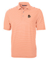 Oregon State Beavers College Vault Cutter & Buck Virtue Eco Pique Stripe Recycled Mens Polo CLO_MANN_HG 1