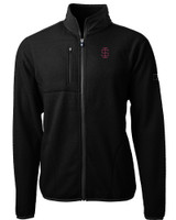 Southern Illinois Salukis College Vault Cutter & Buck Cascade Eco Fleece Mens Full Zip Jacket BL_MANN_HG 
