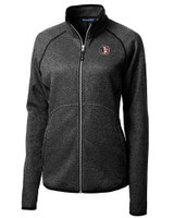 Florida State Seminoles College Vault Cutter & Buck Mainsail Sweater-Knit Womens Full Zip Jacket CCH_MANN_HG 