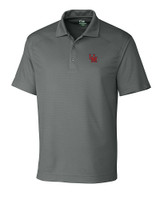 Ole Miss Rebels College Vault Cutter & Buck Genre Textured Solid Mens Polo EG_MANN_HG 