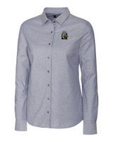 FIU Panthers College Vault Cutter & Buck Stretch Oxford Womens Long Sleeve Dress Shirt CC_MANN_HG 