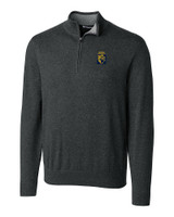 FIU Panthers College Vault Cutter & Buck Lakemont Tri-Blend Mens Big and Tall Quarter Zip Pullover Sweater CCH_MANN_HG 