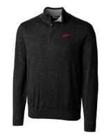 New Mexico State Aggies College Vault Cutter & Buck Lakemont Tri-Blend Mens Big and Tall Quarter Zip Pullover Sweater BL_MANN_HG 