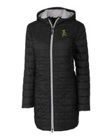 Wichita State Shockers College Vault Cutter & Buck Rainier PrimaLoft®  Womens Eco Insulated Hooded Long Coat BL_MANN_HG 1