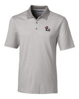 NC State Wolfpack College Vault Cutter & Buck Forge Tonal Stripe Stretch Mens Polo POL_MANN_HG 1