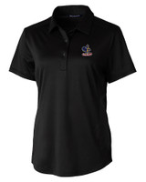 Delaware Fightin' Blue Hens College Vault Cutter & Buck Prospect Eco Textured Stretch Recycled Womens Short Sleeve Polo BL_MANN_HG 