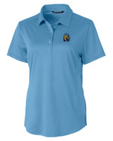 FIU Panthers College Vault Cutter & Buck Prospect Eco Textured Stretch Recycled Womens Short Sleeve Polo ALS_MANN_HG 