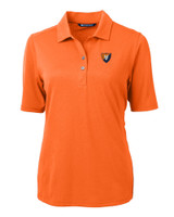 Illinois Fighting Illini College Vault Cutter & Buck Virtue Eco Pique Recycled Womens Polo ORB_MANN_HG 1
