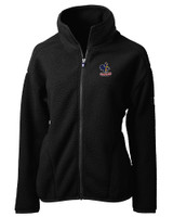 Delaware Fightin' Blue Hens College Vault Cutter & Buck Cascade Eco Fleece Womens Full Zip Jacket BL_MANN_HG 