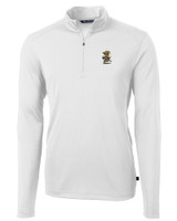 Wichita State Shockers College Vault Cutter & Buck Virtue Eco Pique Recycled Quarter Zip Mens Big & Tall Pullover WH_MANN_HG 1