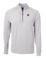 Wichita State Shockers Cutter & Buck Adapt Eco Knit Heather Mens Big & Tall Quarter Zip Pullover POH_MANN_HG 1