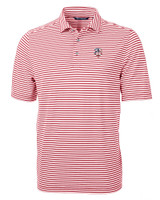 Minnesota Twins Stars & Stripes Cutter & Buck Virtue Eco Pique Stripe Recycled Mens Polo CDR_MANN_HG 1