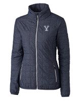 Yale Bulldogs Cutter & Buck Rainier PrimaLoft®  Womens Eco Insulated Full Zip Puffer Jacket ANM_MANN_HG 1