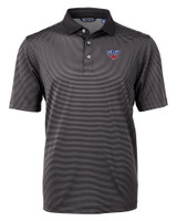 SMU Mustangs Cutter & Buck Virtue Eco Pique Micro Stripe Recycled Mens Polo BLEG_MANN_HG 