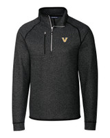 Vanderbilt Commodores Cutter & Buck Mainsail Sweater-Knit Mens Half Zip Pullover Jacket CCH_MANN_HG 1