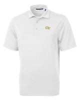 Georgia Tech Yellow Jackets Cutter & Buck Virtue Eco Pique Recycled Mens Big and Tall Polo WH_MANN_HG 1