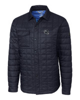 Seattle Seahawks NFL Helmet Cutter & Buck Rainier PrimaLoft® Mens Eco Insulated Quilted Shirt Jacket DN_MANN_HG 1