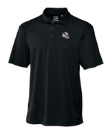 Arizona Cardinals NFL Helmet Cutter & Buck Genre Textured Solid Mens Polo Black Mannequin