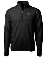 Baltimore Ravens NFL Helmet Cutter & Buck Cascade Eco Sherpa Fleece Mens Big & Tall Quarter Zip Jacket BL_MANN_HG 1