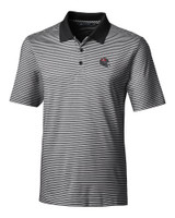 Tampa Bay Buccaneers NFL Helmet Cutter & Buck Forge Tonal Stripe Stretch Mens Polo BL_MANN_HG 1