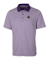 Baltimore Ravens NFL Helmet Cutter & Buck Forge Tonal Stripe Stretch Mens Polo CLP_MANN_HG 1