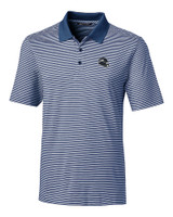 Seattle Seahawks NFL Helmet Cutter & Buck Forge Tonal Stripe Stretch Mens Big and Tall Polo Indigo Mannequin