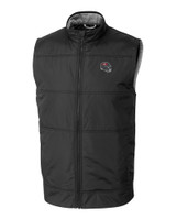 Tampa Bay Buccaneers NFL Helmet Cutter & Buck Stealth Hybrid Quilted Mens Big and Tall Windbreaker Vest BL_MANN_HG 1