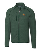 Green Bay Packers NFL Helmet Cutter & Buck Mainsail Sweater-Knit Mens Full Zip Jacket HH_MANN_HG 1