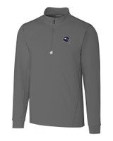 Minnesota Vikings NFL Helmet Cutter & Buck Traverse Stretch Quarter Zip Mens Big and Tall Pullover EG_MANN_HG 1