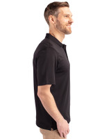 Cincinnati Bengals NFL Helmet Cutter & Buck Forge Stretch Mens Big and Tall Polo Black Side